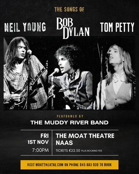 The Songs of Bob Dylan, Neil Young & Tom Petty performed by The Muddy River Band